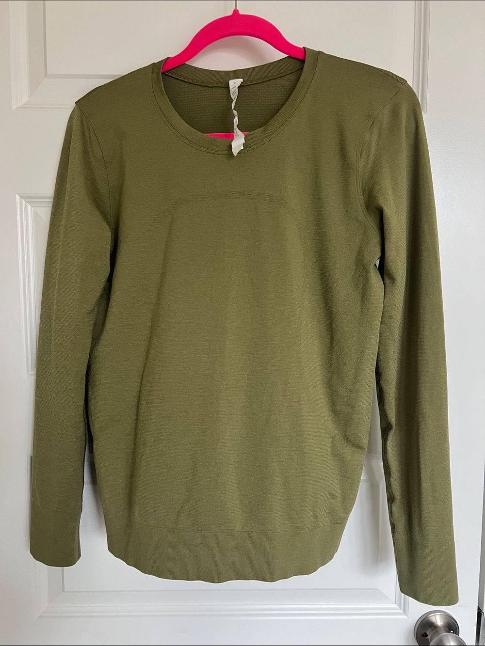 lululemon athletica Olive Green Crewneck Sweater